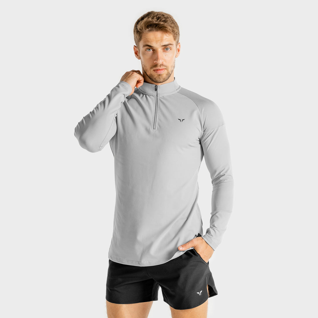 CORE RUNNING TOP - GREY